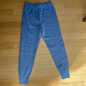 Stretchy soft blue pants